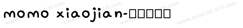 momo xiaojian字体转换